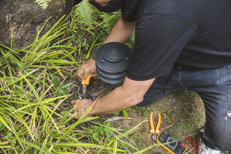 Handyman Installing Fixtures